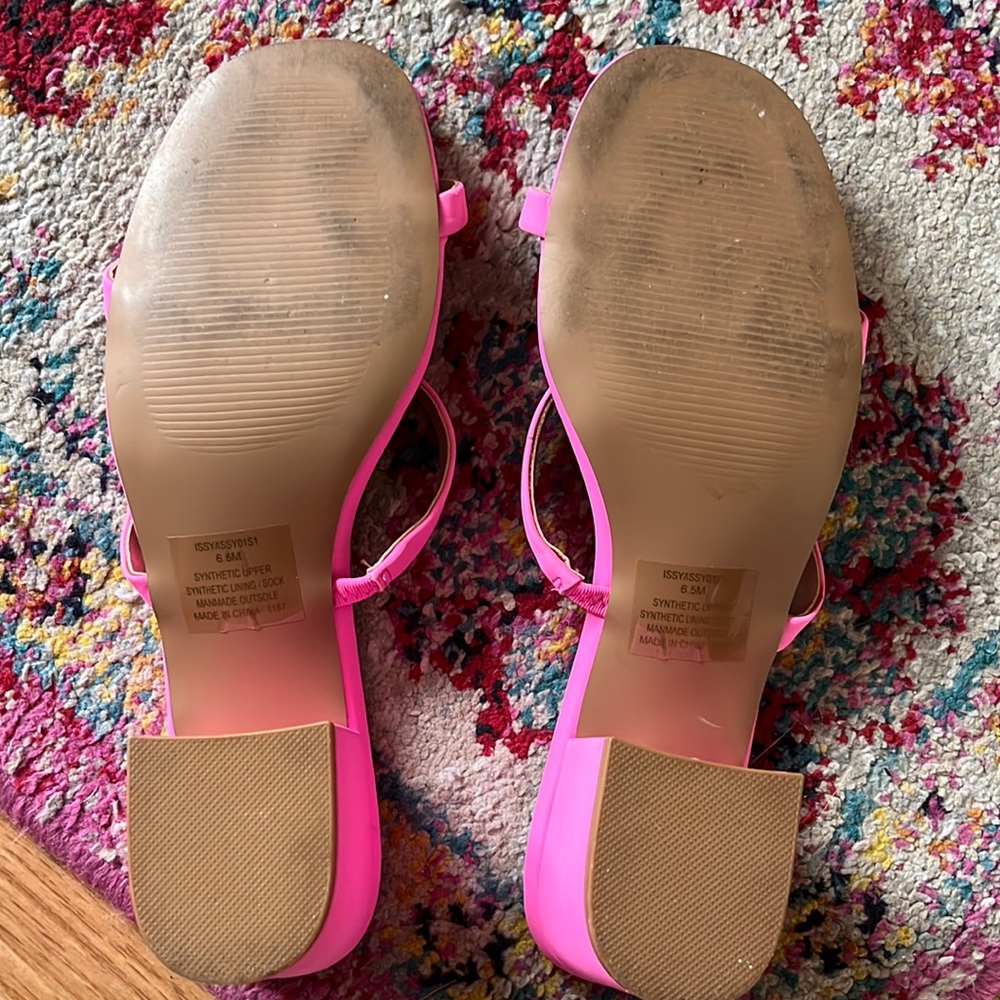 Steve Madden Issy Block Heels In Pink - image 7